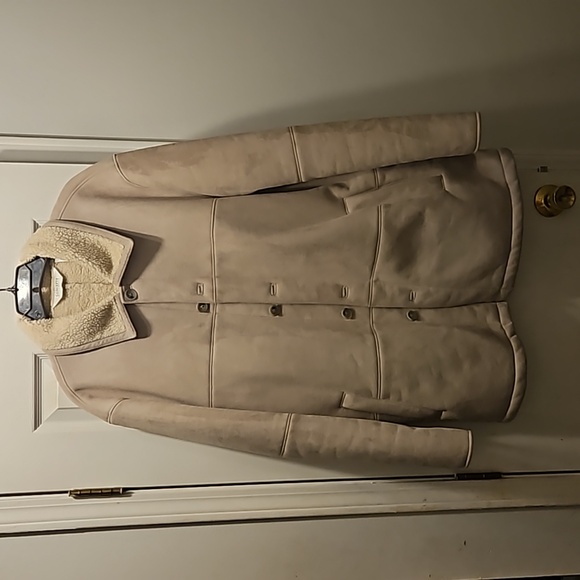 EUC Mens Fleece lined Suede Jacket - Picture 1 of 4